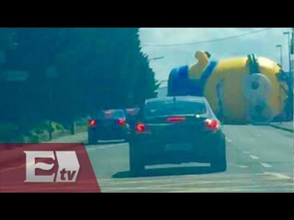 Un Minion gigante colapsa el tráfico en Dublín / Loft Cinema