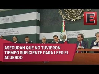 Coparmex dice no al Acuerdo de Fortalecimiento Económico