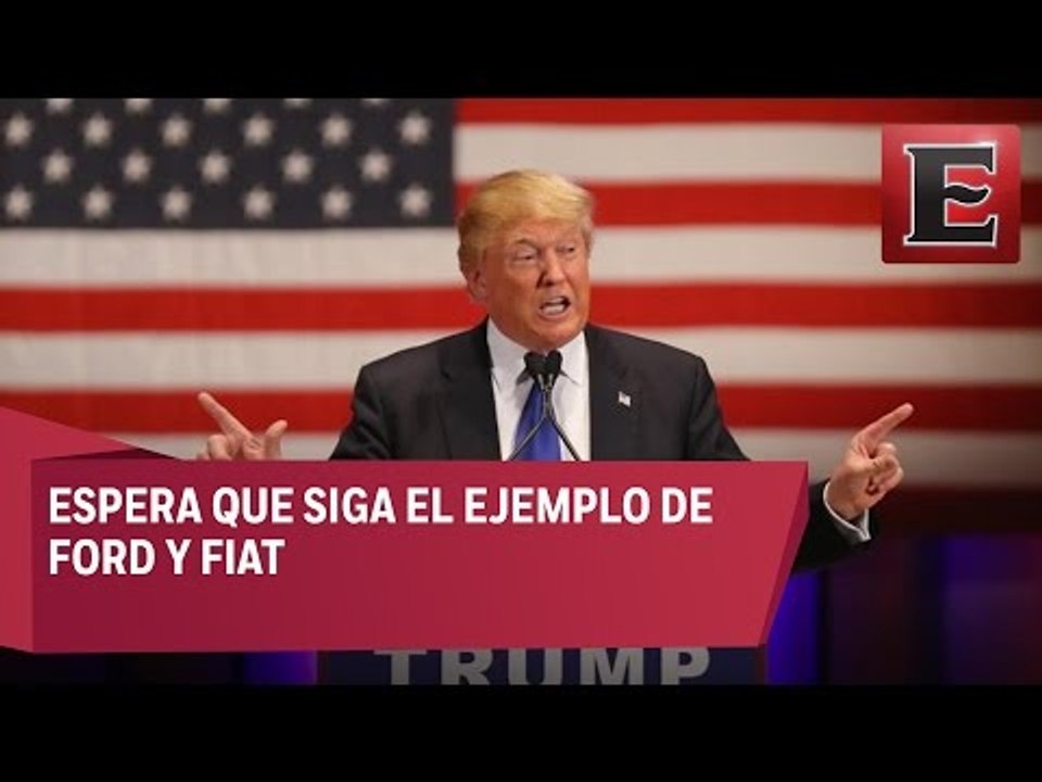 Trump ataca nuevamente a General Motors