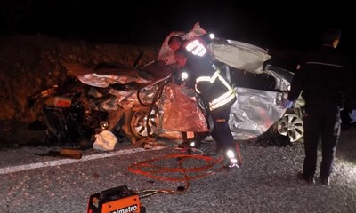 Aydın'da feci kaza: 3 ölü, 2 yaralı