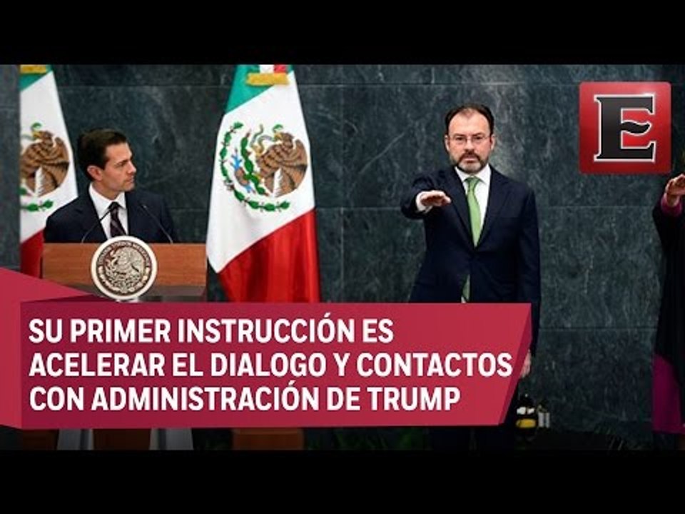 Videgaray llega como nuevo Secretario de Relaciones Exteriores