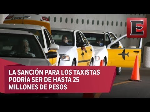 Multan a taxis del AICM por prácticas monopólicas