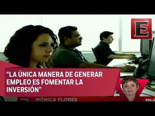 Mónica Flores habla sobre las expectativas para el empleo