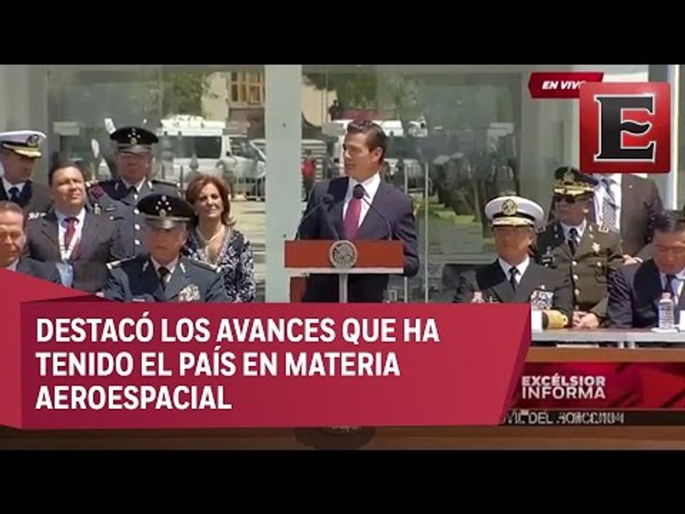 EPN en la Inauguración de la Feria Aeroespacial México 2017