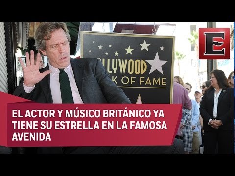 Hugh Laurie inmortaliza su nombre en el Paseo de la Fama de Hollywood