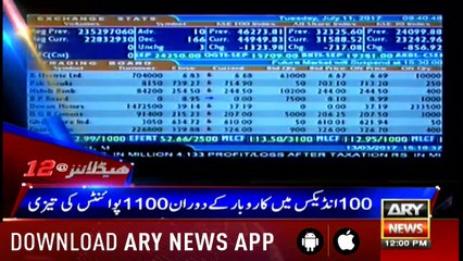 Headlines ARYNews 1200 9th October 2018