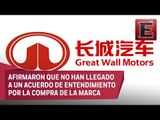Great Wall confirma interés en comprar Fiat Motors