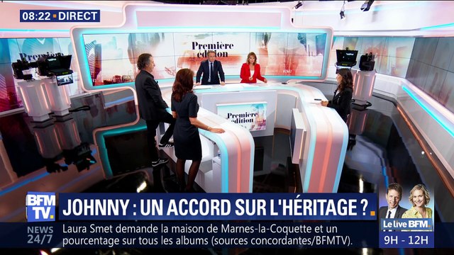 Héritage de Johnny Hallyday: vers un accord entre Laeticia, David et Laura ?