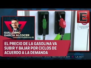 Guillermo García habla sobre los precios de las gasolinas