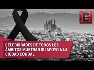 Download Video: Famosos se solidarizan con Barcelona por atentados terroristas