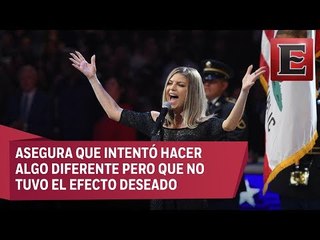 Fergie ofrece disculpas por su interpretación del Himno