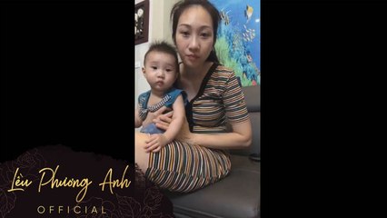 Lều Phương Anh livestream rao bán cốm xào