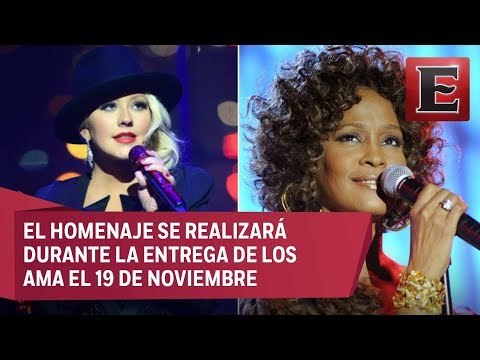 Christina Aguilera rendirá tributo a Whitney Houston