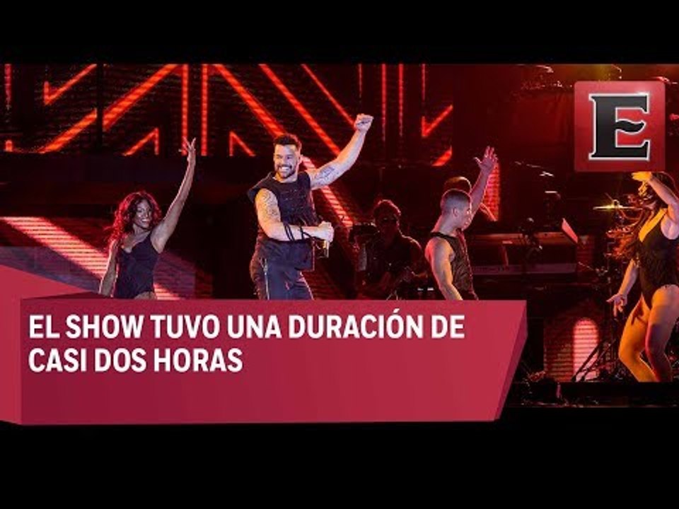 Ricky Martin brilló en el Zócalo de la Ciudad de México