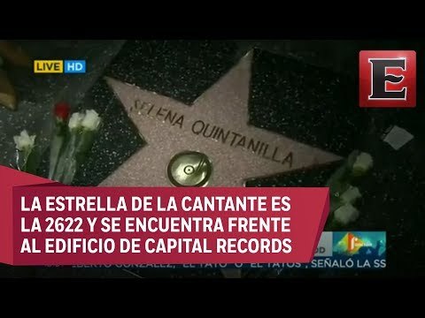 Selena 'La Reina del Tex-Mex' recibe su estrella en el paseo de la fama