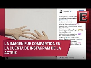 Ellen Page contrajo matrimonio con su novia