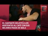 Ricky Martin sorprende en San Juan con su baile