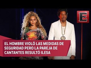 Beyoncé y Jay-Z fueron perseguidos por un hombre en pleno escenario