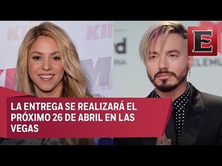 Shakira y J Balvin encabezan la lista de finalistas a los Premios Billboard