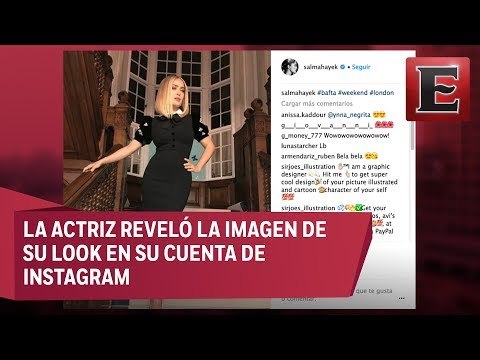 Salma Hayek sorprende con nuevo look en los Bafta