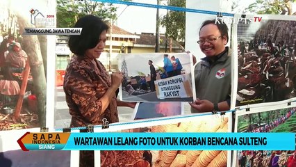 Wartawan Lelang Foto untuk Korban Bencana Sulteng
