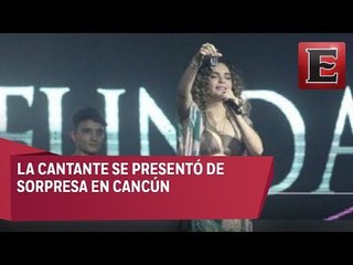 Belinda canta Sapito y ¿estaba borracha?
