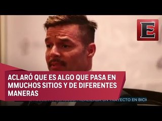 Ricky Martin alzó la voz contra la trata de personas