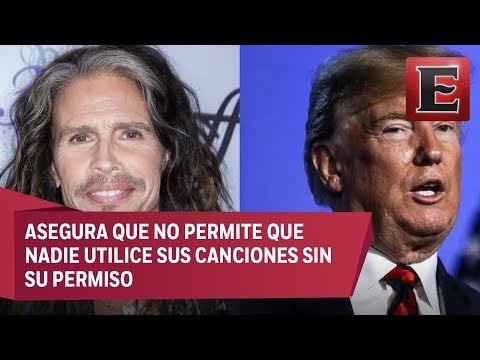Steven Tyler exige a Trump que deje de usar sus canciones en mitines