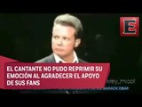 Luis Miguel rompió en llanto durante un concierto en Texas