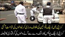 Karachi traffic police decided to arrest people coming from wrong side of road