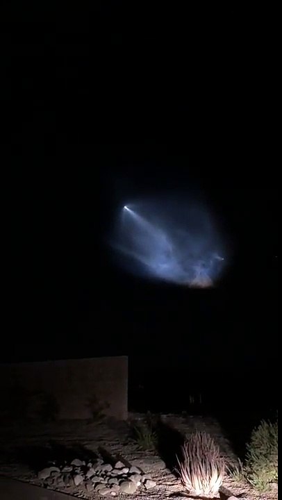 Lancement de la fusée Space X