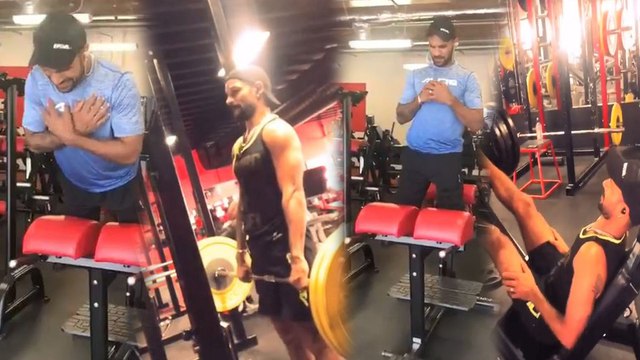 India vs Westindies 2018 : Shikhar Dhawan Works Out Well In Gym For Fitness | Oneindia Telugu