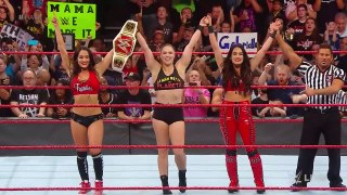 The Bella Twins attack Ronda Rousey: Raw, Oct. 8, 2018