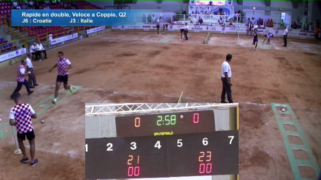 Second tour de qualification, tir rapide en double, Euro masculin, Alassio 2018