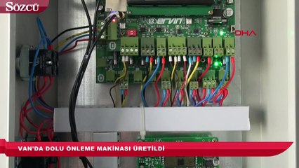 Van’da dolu önleme makinesi üretildi