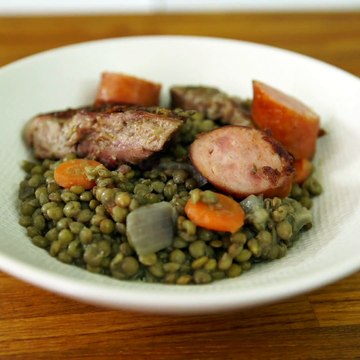 Vous aimez le petit salé aux lentilles ?Notre recette facile et rapide :
