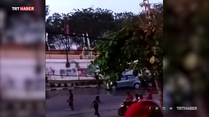 Endonezya'daki tsunaminin yeni görüntüleri ortaya çıktı