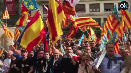 Abucheos a Puig en la fiesta de Valencia del 9 de octubre