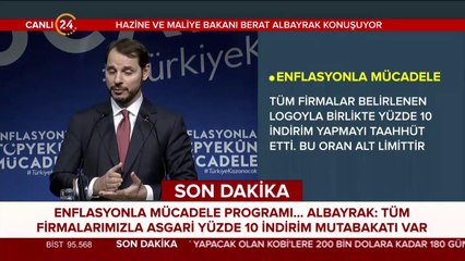 Enflasyonla Mücadele Programı açıklanıyor