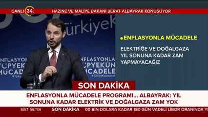 Enflasyonla Mücadele Programı açıklanıyor