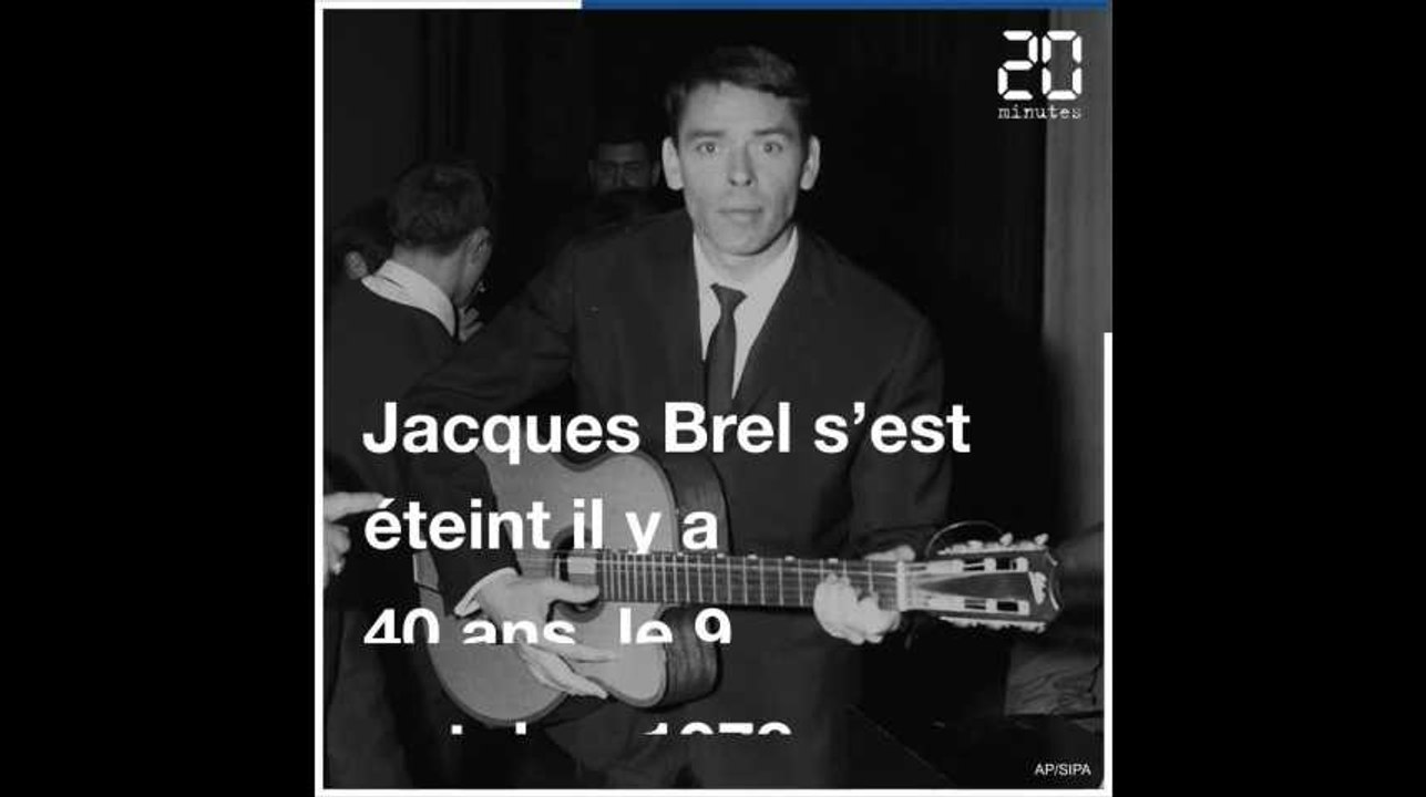 Il y a quarante ans, Jacques Brel disparaissait