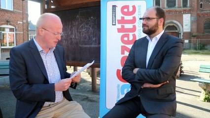 Débat de rue à Ecaussinnes : la question de Sébastien Deschamps à Xavier Dupont