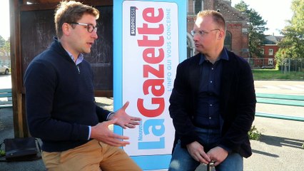 Débat de rue à Ecaussinnes : la question d'Arnaud Guerard à Fabien Palmans