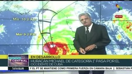 Michael se convierte en huracán categoría 1 tras su paso por Cuba