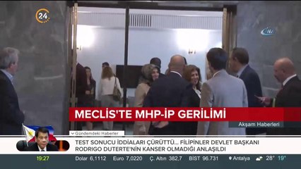 Meclis'te MHP-İP gerilimi