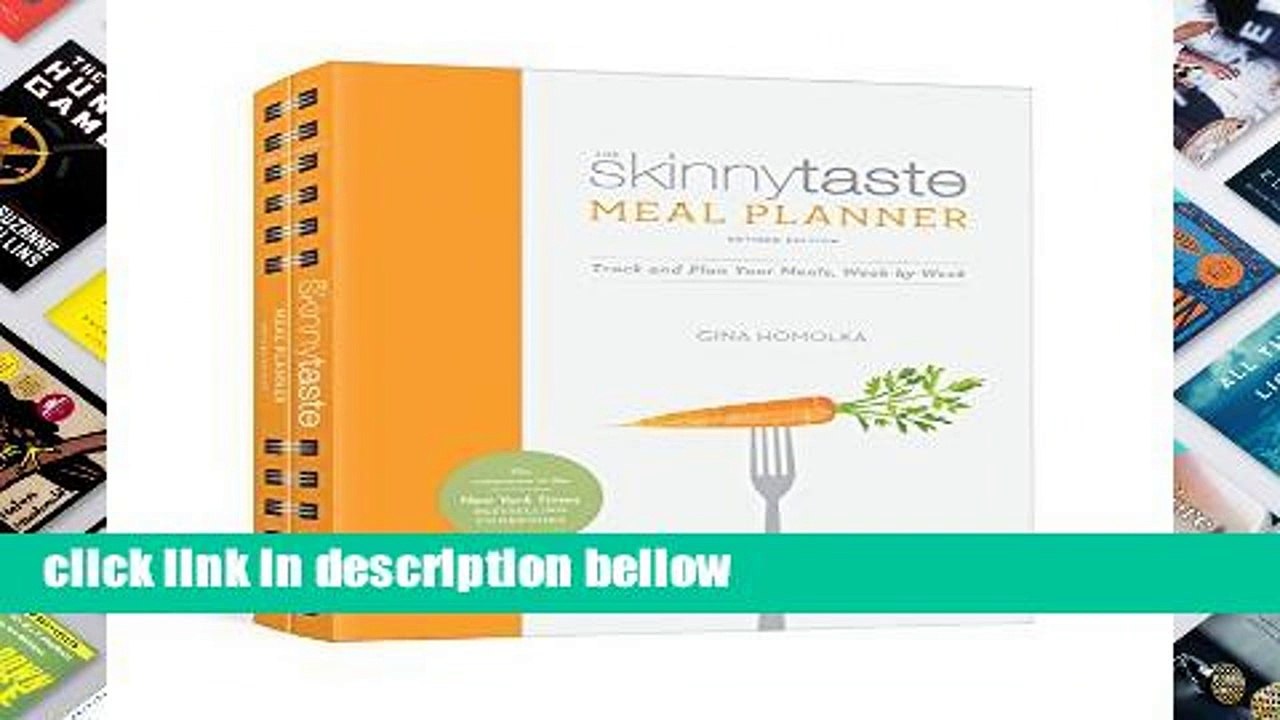 Library  The Skinnytaste Meal Planner, Revised Edition: Track and Plan Your Meals, Week-By-Week