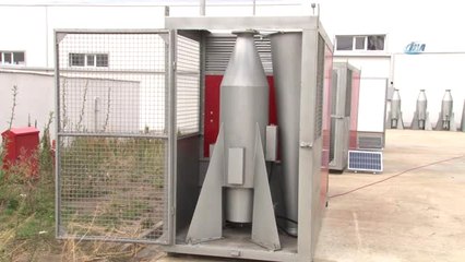 Van'da Yerli Üretim Dolu Önleme Makinesi