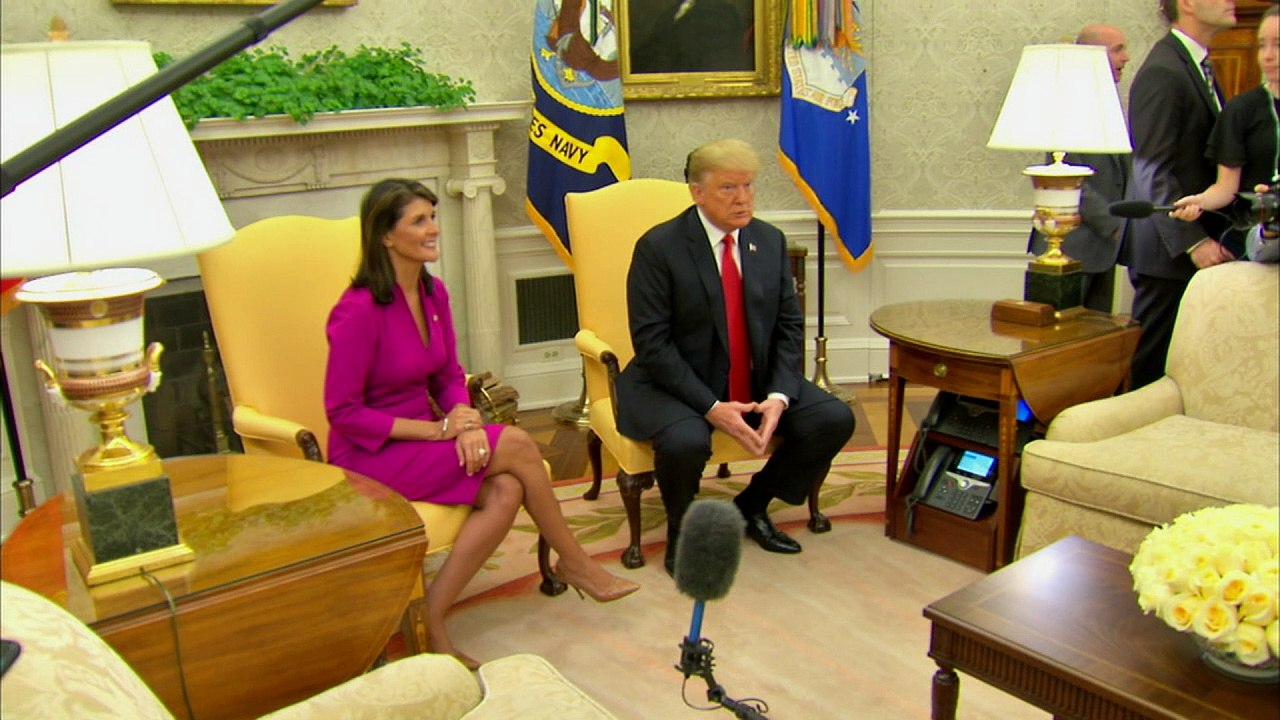 'Auszeit': Nikki Haley tritt als UN-Botschafterin zurück