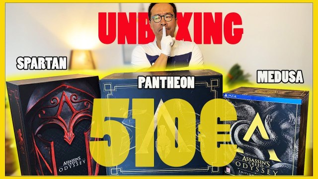Assassin's Creed Odyssey : notre UNBOXING de TOUS les Collectors