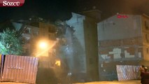 Bağcılar’da çökme riski bulunan 6 binanın yıkımına başlandı